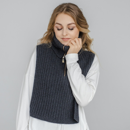 Описание вязания #Манишка_Zara