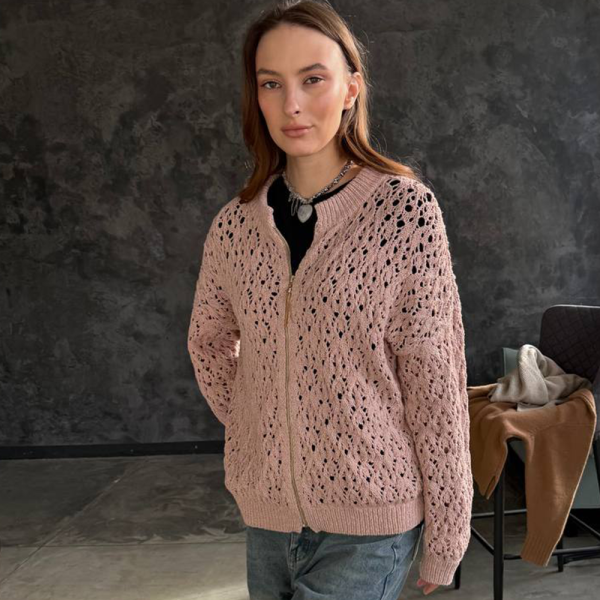 Описание вязания #Упругий_карди