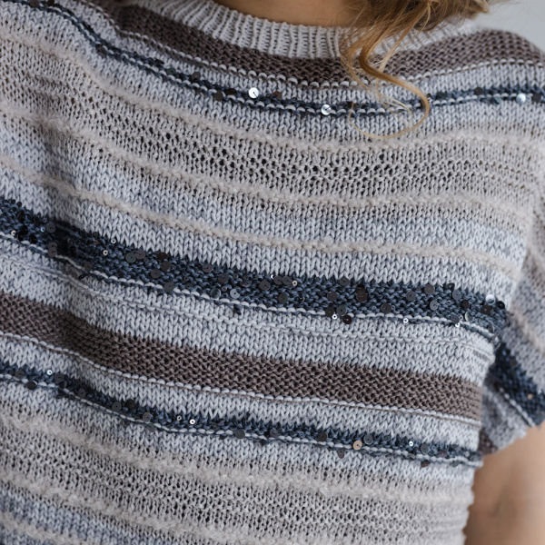 Описание вязания #Футболка_Кучинелли_NEW!