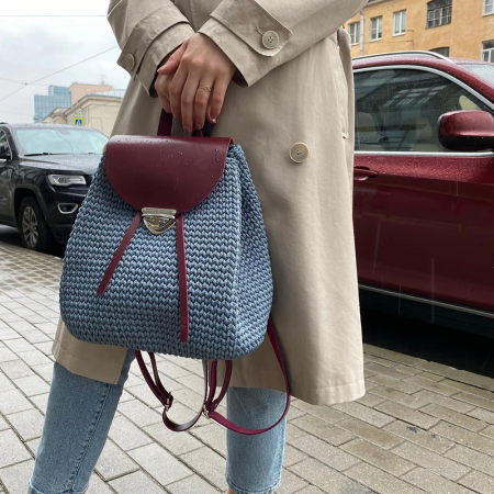 Описание вязания #Рюкзак_BabaRita Описание вязания #Рюкзак_BabaRita