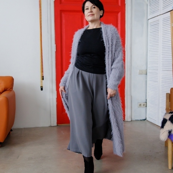 Описание вязания #Кардиган_Падла_Макси