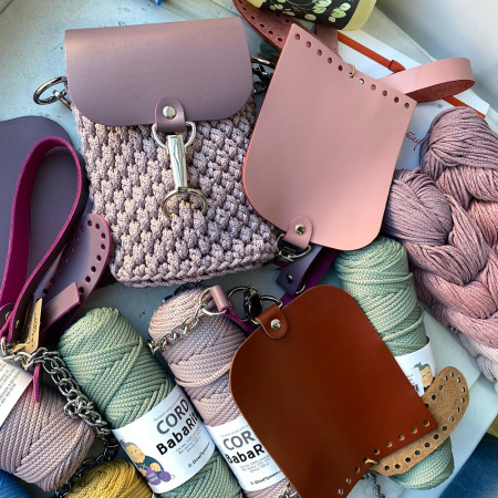 Набор для сумки Миник из натуральной кожи