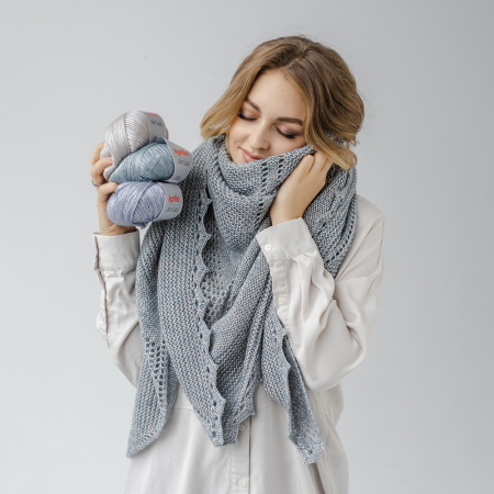 Описание вязания #Шаль_Каталония