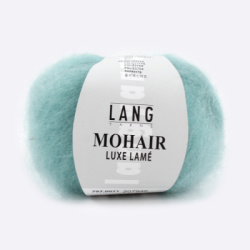 Пряжа Lang Mohair Luxe Lame (797.0071, Морозный ментол)