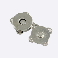 Кнопка для сумки магнитная пришивная (Серебро)