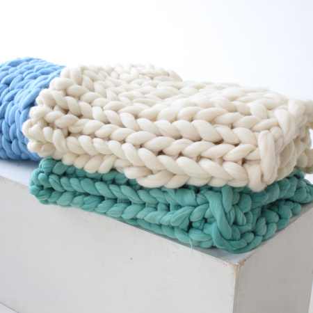 Плед из мериноса, Мята