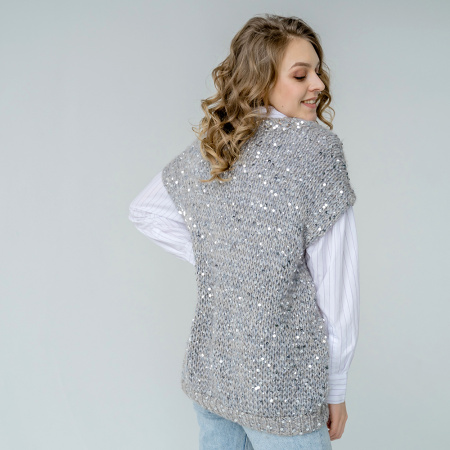 Описание вязания жилет #Воздушный_воздух Описание вязания жилет #Воздушный_воздух