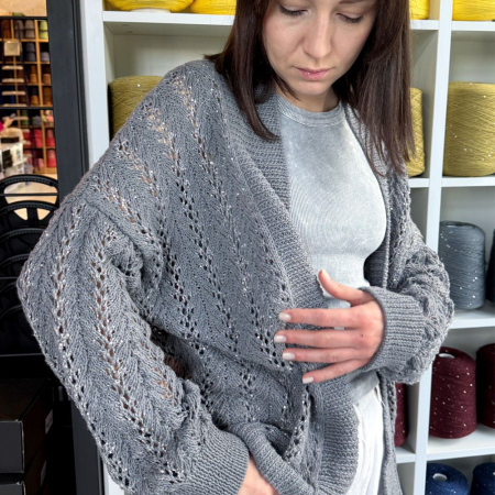 Описание вязания #Кардиган_Беладонна