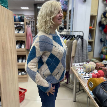 Описание вязания #Сибирский_Аргайл