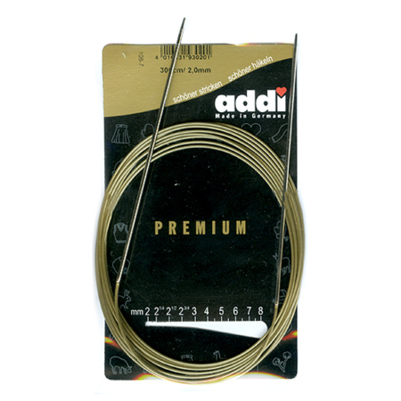 Спицы круговые 20 см Addi Classic LONG, 108-7 Спицы круговые 20 см Addi Classic LONG, 108-7