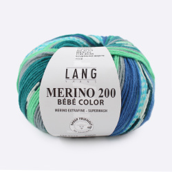 Пряжа Lang Yarns Merino 200 Bebe Color