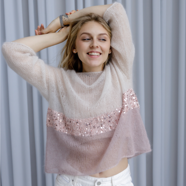 Косичка кидмохер на шелке Craft Pail