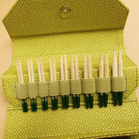 Набор укороченных спиц 7 см 9 пар LYKKE Grove Green Набор укороченных спиц 7 см 9 пар LYKKE Grove Green