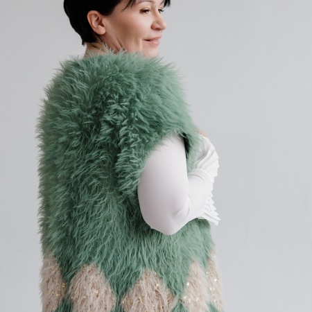 Доступ. Вязальный стрим Жилет Падла Интарсия