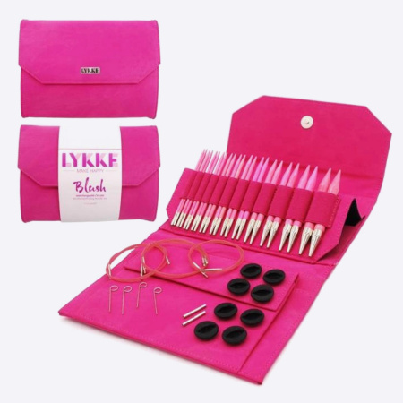 Набор спиц 12 см 12 пар Lykke Blush Fuchsia Набор спиц 12 см 12 пар Lykke Blush Fuchsia
