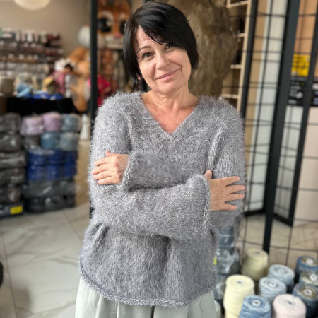 Описание вязания #Джемпер_PADLA