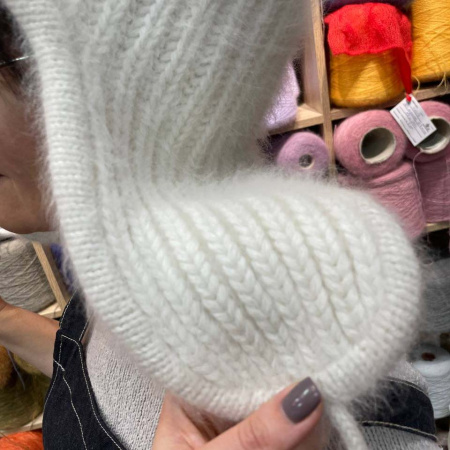 Описание вязания #Ушанка_Московская