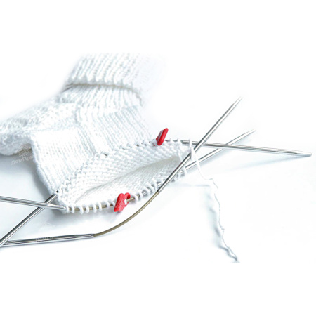 Спицы чулочные гибкие 21 см Addi CraSy Trio Short ,160-2 Спицы чулочные гибкие 21 см Addi CraSy Trio Short ,160-2