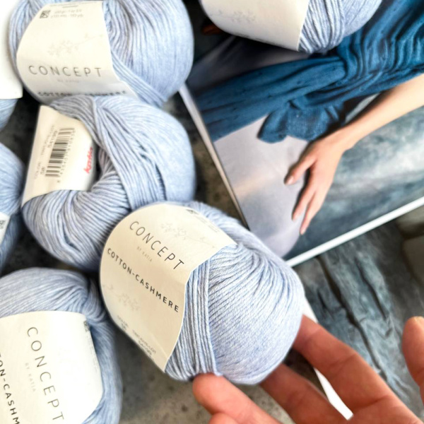 Пряжа Katia Cotton-Cashmere