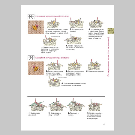 Книга Японские узоры для вязания спицами. 125 мотивов-125 технических приемов Имаидзуми Фумико