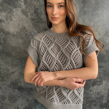 Описание вязания #Жилет_Космос