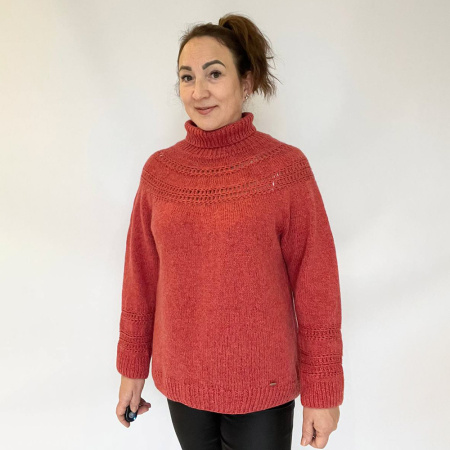 Доступ к онлайн-совместнику. Джемпер круглая кокетка