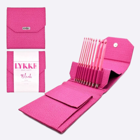 Набор из 10 деревянных крючков LYKKE Blush Magenta