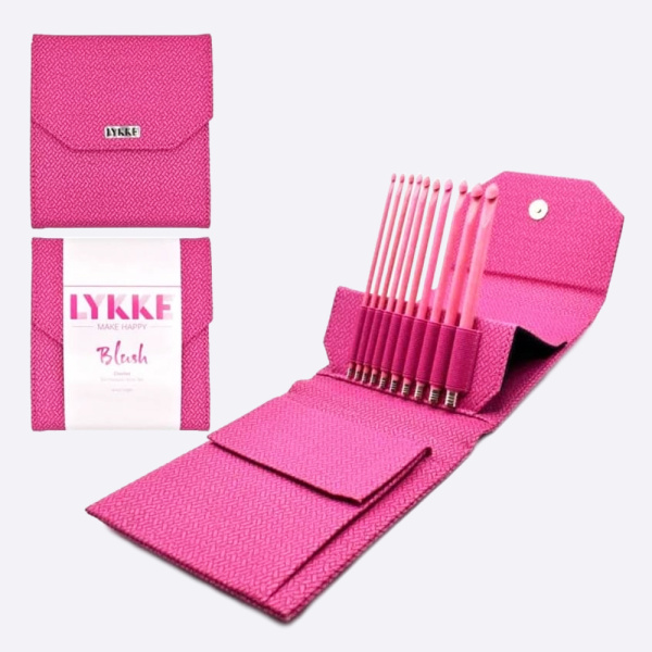 Набор из 10 деревянных крючков LYKKE Blush Magenta