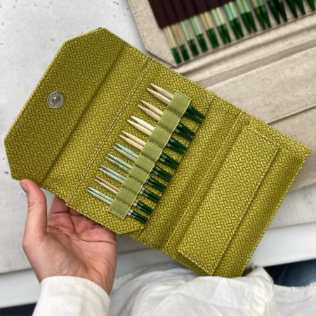 Набор укороченных спиц 7 см 9 пар LYKKE Grove Green Набор укороченных спиц 7 см 9 пар LYKKE Grove Green