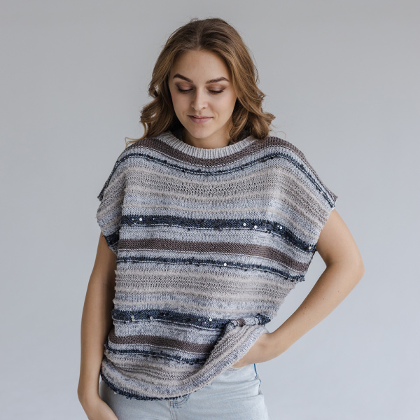 Описание вязания #Футболка_Кучинелли_NEW!