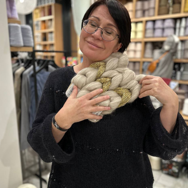 Косичка кидмохер на шелке Craft Pail