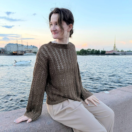 Описание вязания #Джемпер_СТЕЛЛАРЕ