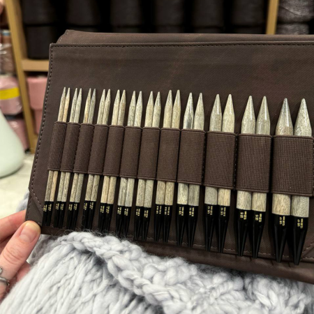 Набор спиц 12 см 12 пар LYKKE Driftwood Cacao