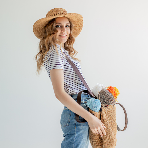 Описание вязания #Шляпа_Канотье