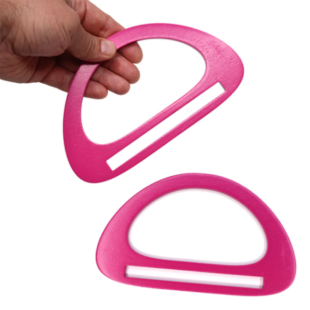 Дизайнерские ручки из дерева, Овал (Фуксия, Овал)