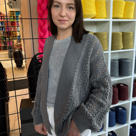 Описание вязания #Кардиган_Беладонна