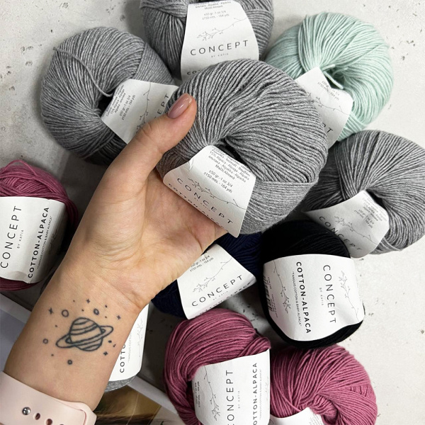 Пряжа Katia Cotton-Alpaca