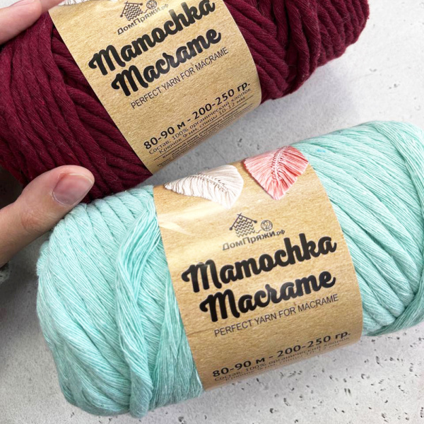 Пряжа Mamochka Macrame