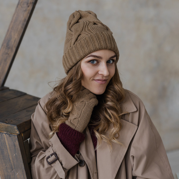 Описание вязания #Перчатки_Loro_Piana