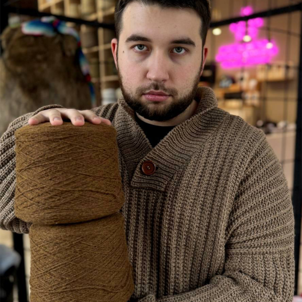 Бобина твид Cashtweed by Zegna Baruffa