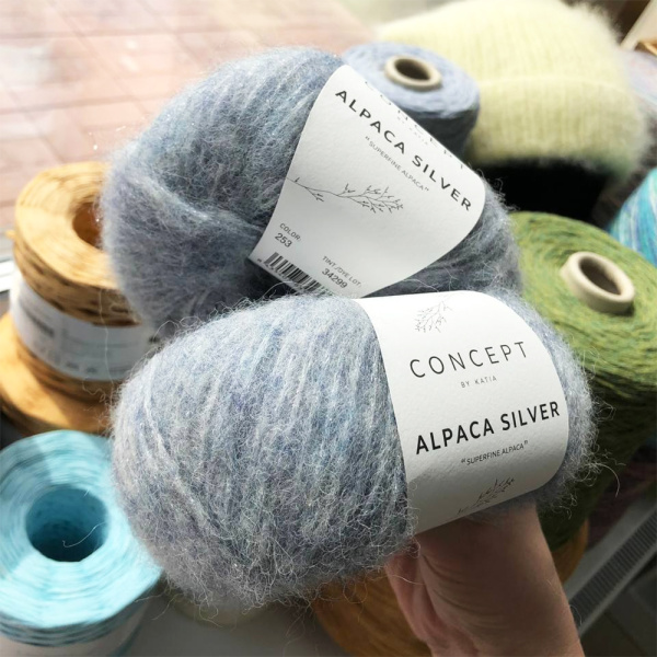 Пряжа Katia Alpaca Silver Пряжа Katia Alpaca Silver