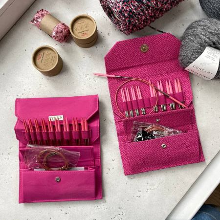 Набор спиц 7 см 9 пар Lykke Blush Magenta