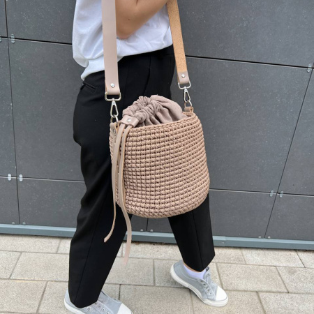 Подклад из замши на сумку ведро Подклад из замши на сумку ведро