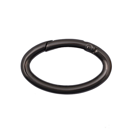 Кольцо карабин Овал 48х30 мм (Черный никель)