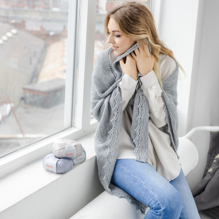 Описание вязания #Шаль_Каталония