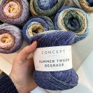 Пряжа Katia Summer Tweed Degrade