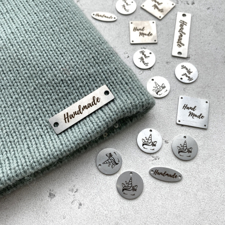 Бирка Hand Made металл Овал Бирка Hand Made металл Овал