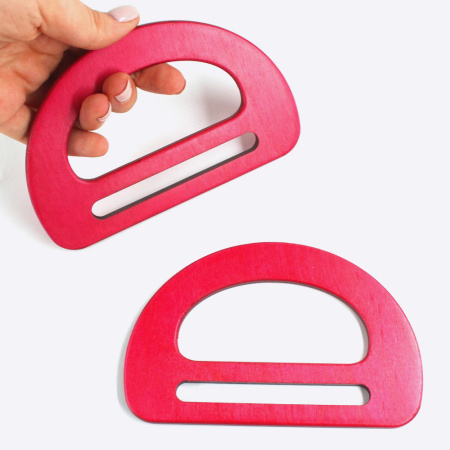 Ручки из дерева Объемный овал (Винный)