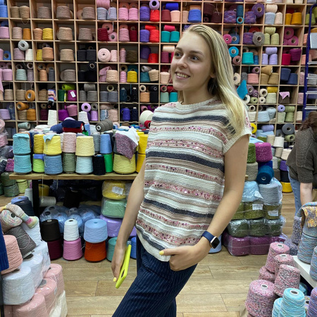 Описание вязания #Футболка_Кучинелли