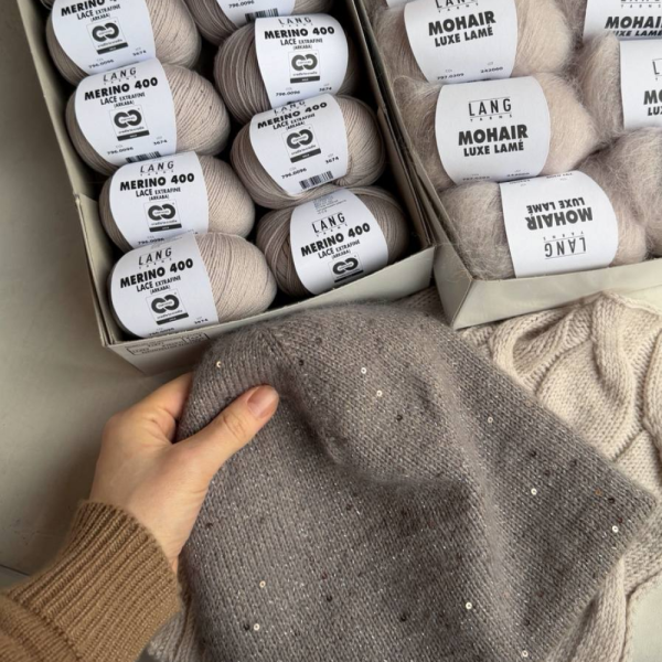 Пряжа Lang Merino 400 Lace